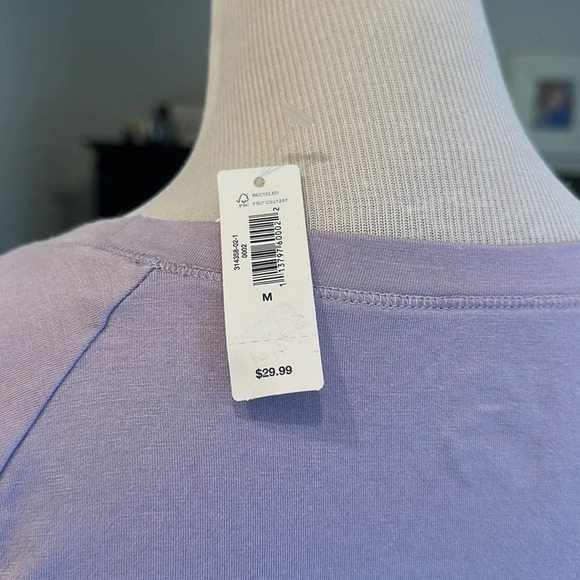 GapBody 3/4 sleeve/raglan sleeve tee, NWT - Picture 5 of 6